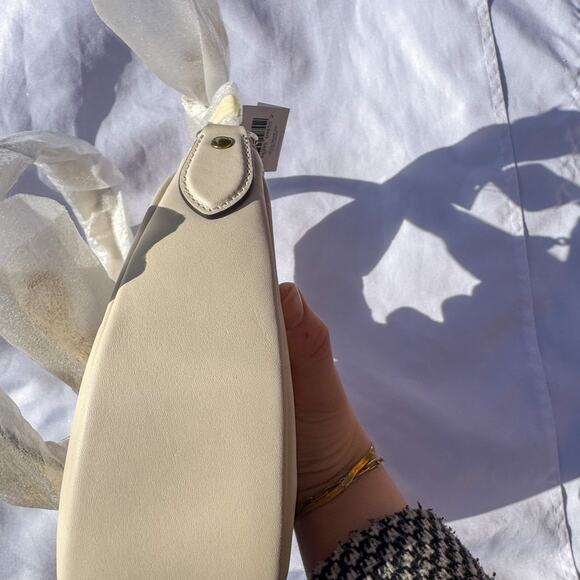 Coach Mira Shoulder Bag in Chalk White Glovetanned Leather - Picture 8 of 10